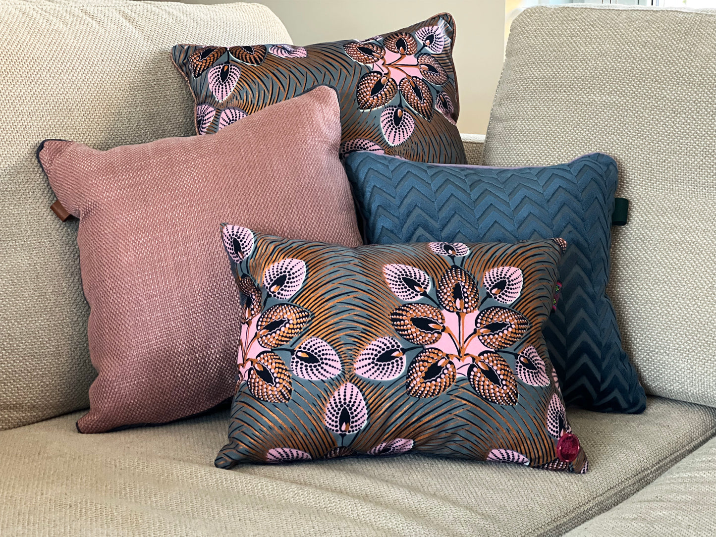 Sierkussen Floreo Double