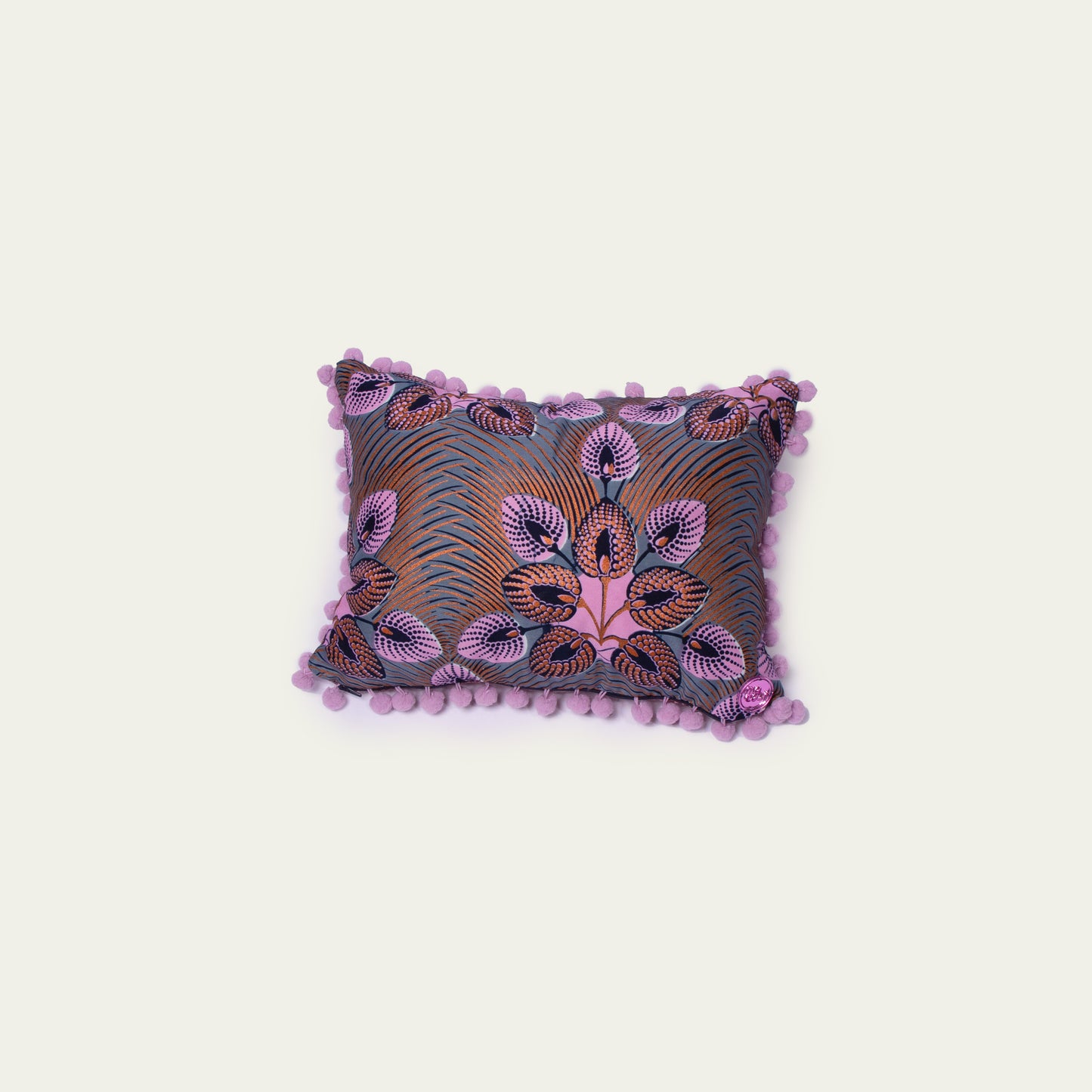 Sierkussen Floreo PomPom 35x30