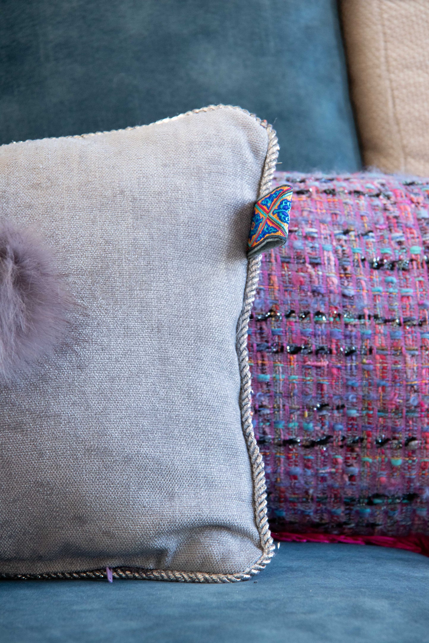 Luxe sierkussen Purple Dream 70x30
