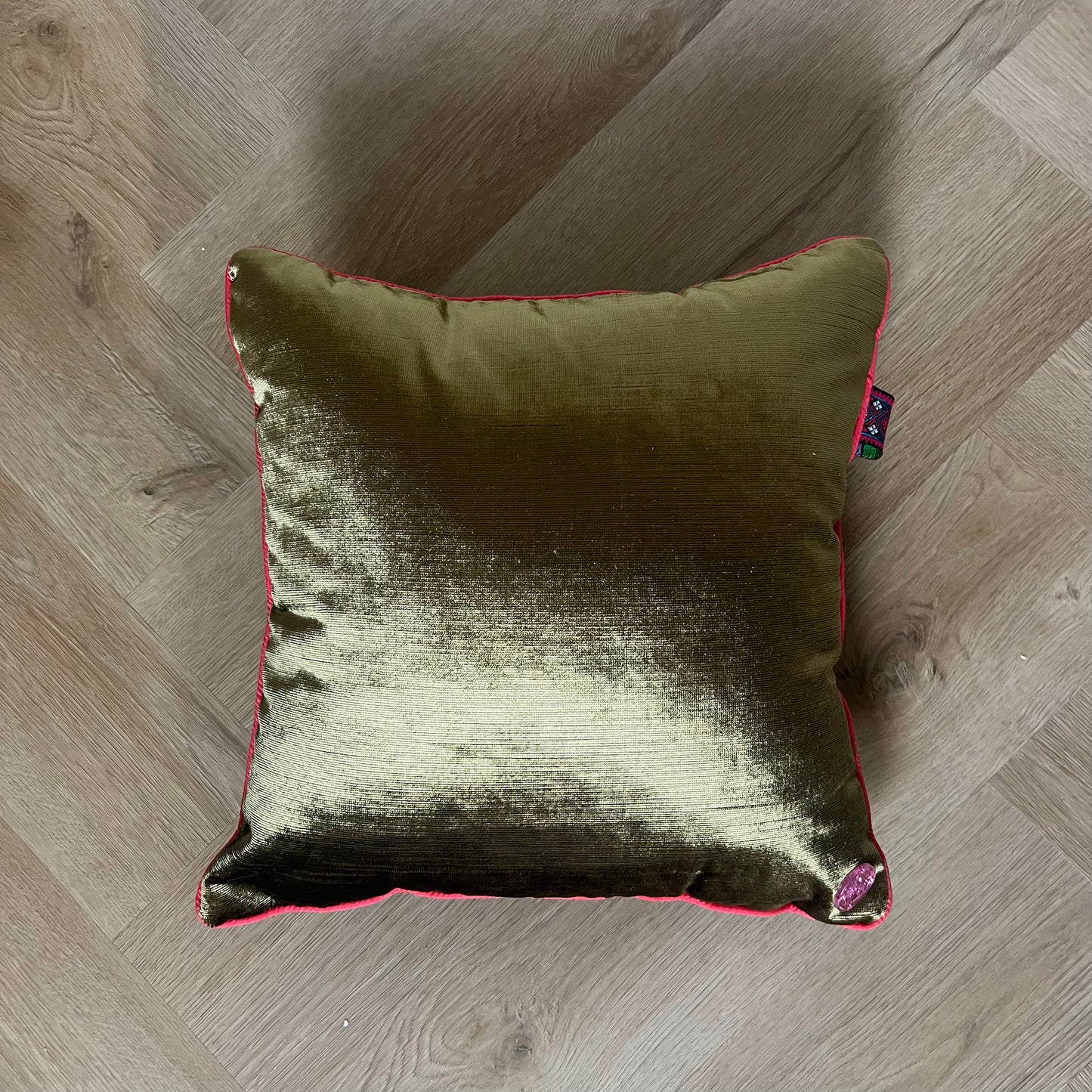 Sierkussen Royal velvet green 40x40